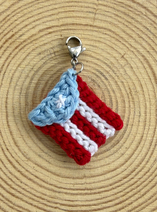 Charm Bandera Puertorriqueña